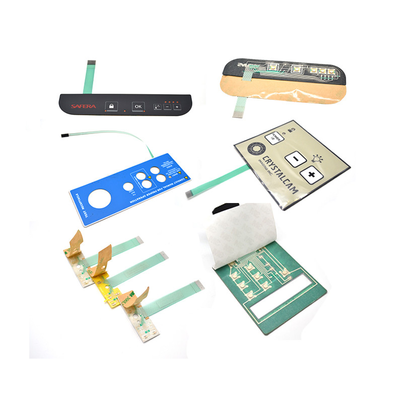 Plástico branco de Oven Membrane Switch Panel Customized da micro-ondas