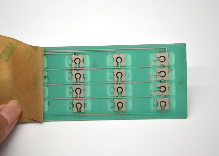 Placa de interruptor impermeável da membrana, teclado de membrana feito sob encomenda não tátil