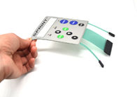 Interruptor de membrana do diodo emissor de luz do controlador de impressora com os botões gravados táteis