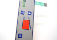 Teclado numérico gravado plástico 175mmx45mm do interruptor do toque da membrana da abóbada do metal
