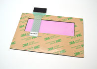 Interruptor de membrana tátil gravado ANIMAL DE ESTIMAÇÃO com exposição transparente colorida rosa
