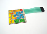 Liso/gravou o teclado numérico tátil da membrana, interruptor de membrana da tecla
