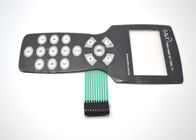Teclado numérico tátil gravado do interruptor de membrana para o controlador remoto anti - microbiano