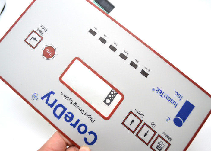 Painel liso não tátil do teclado de membrana para seco de núcleo no sistema de secagem rápido