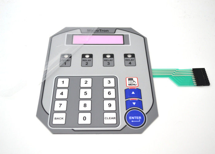 Interruptor de membrana liso tátil da abóbada do metal, tipo ISO da membrana do teclado ROHS