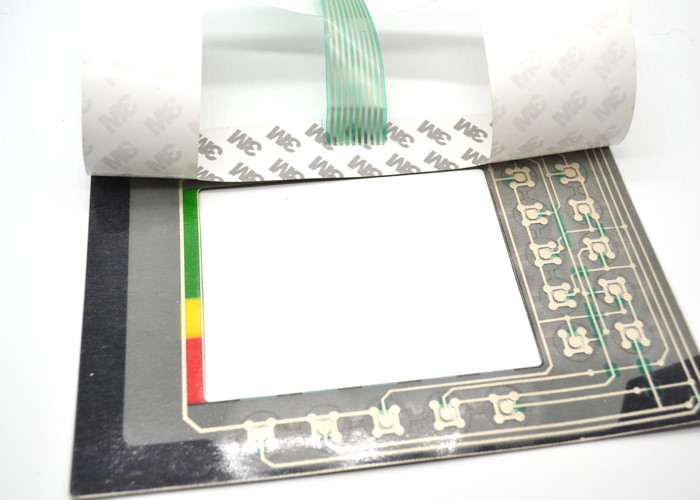 Tratamento de superfície colorido de impressão da tela do interruptor de membrana da abóbada do metal